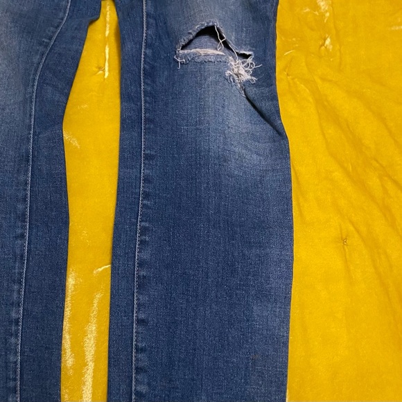 Lucky Brand Distressed Mid Rise Skinny Jeans 27 - Picture 5 of 5